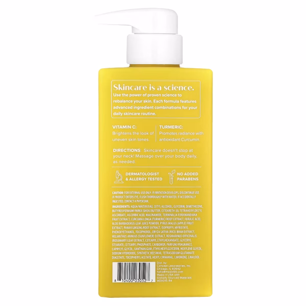 Medix 5.5, Body Cream, Vitamin C & Turmeric, 15 fl oz (444 ml) - Image 2