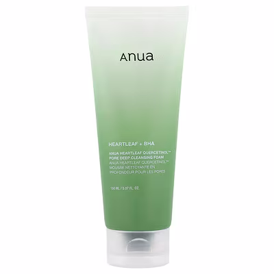 Anua, Heartleaf Quercetinol™ Deep Pore Cleansing Foam, 150 ml (5.07 fl oz)