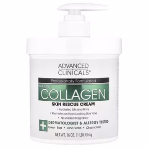 Advanced Clinicals, Collagen Skin Repair Cream, 16 oz (454 g)